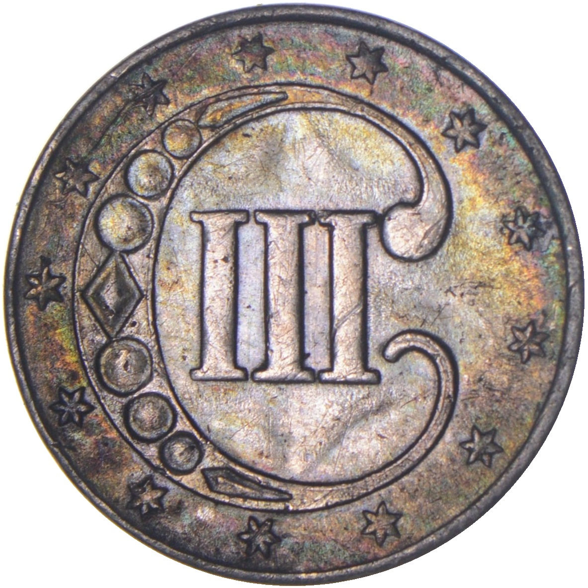 1853-3CS-Three-Cent-Silver-Fishscale-Variety-1